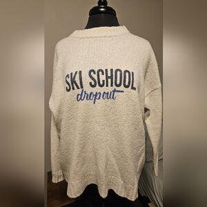 Aerie Ski School Droout knit Sweater